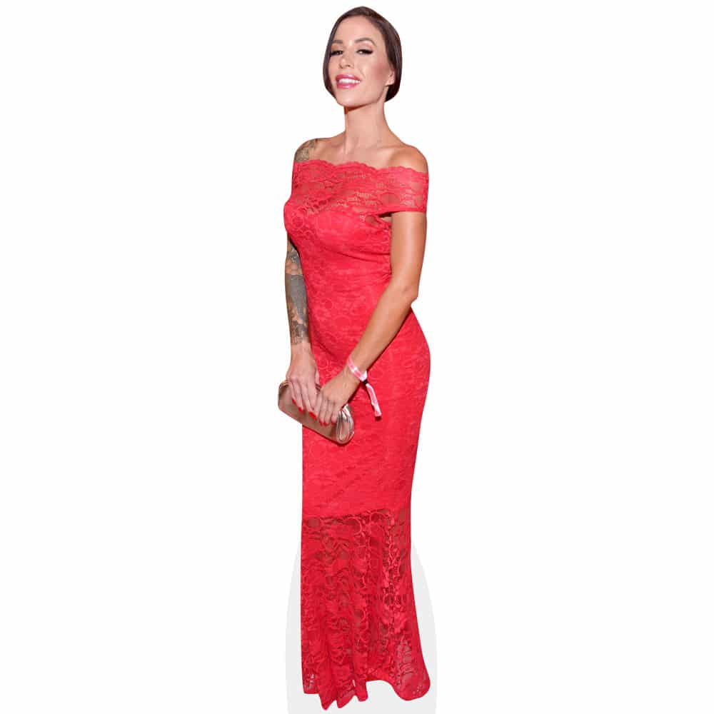 Gia Dimarco (Red Dress) Cardboard Cutout